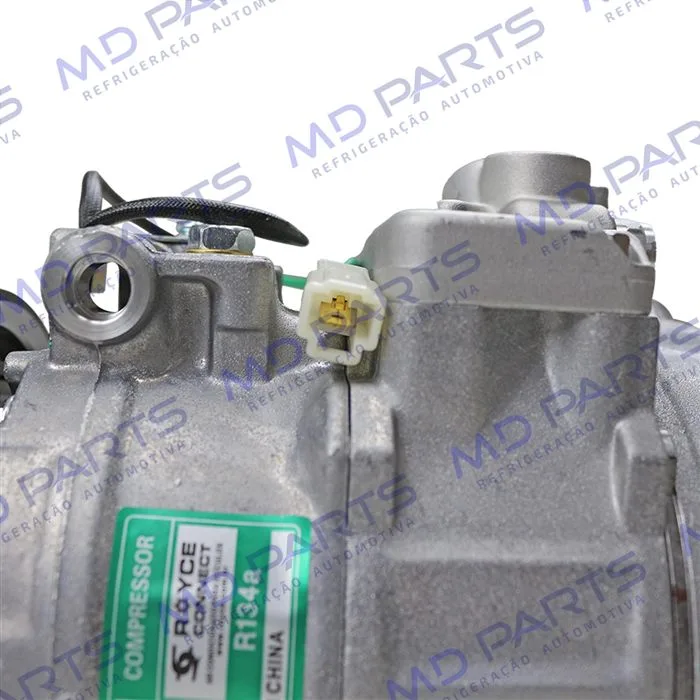 Compressor AA Modelo AA Denso 7SBU16C Caminhão Mercedes Benz Axor - 24 Volts Polia 9pk 135mm OEM: 4572300111/ A0002343711 — foto 8