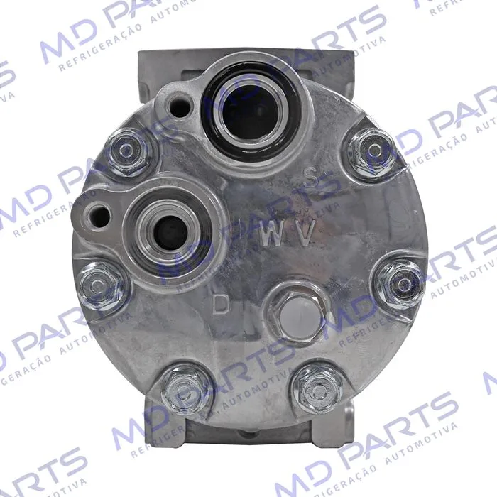 Compressor Modelo 7H15 8044/ 8242/ 8112/ 6028/ 8176 Caminhão Volvo NH 1999 Até 2006/ FH/ FM 1998 Até 2007/ Caminhão VM 2008 Até 2022/ Máquina Volvo - 24 Volts Polia 8pk 132mm OEM: 11412631 — foto 5