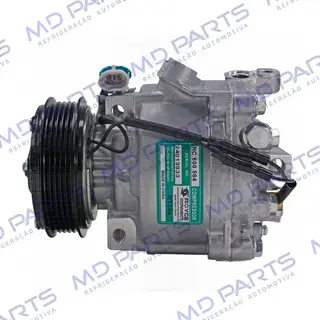 Compressor Scroll Chevrolet Prisma 2013>/ Onix/ Sonic 1.8/ Spin/ Cobalt 1.8 - 12 Volts Polia 5pk 99mm OEM: 52039087/ 52067902/ 52149016/ 52093071