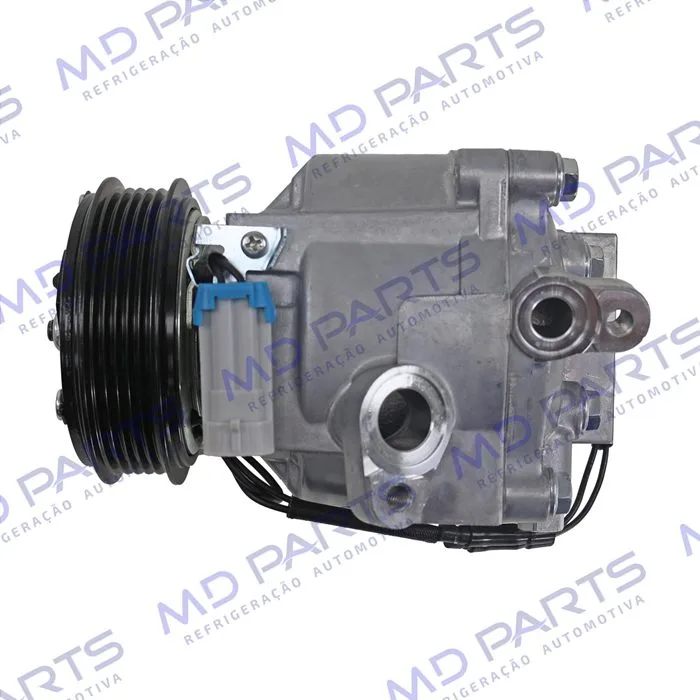 Compressor Scroll Chevrolet Prisma 2013>/ Onix/ Sonic 1.8/ Spin/ Cobalt 1.8 - 12 Volts Polia 5pk 99mm OEM: 52039087/ 52067902/ 52149016/ 52093071 — foto 6