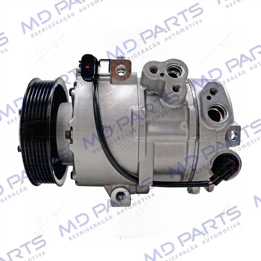 Compressor DVE16N Doowon Kia Sportage Motor 2.0 2017 Até 2020 - Conexão 16MM - 12 Volts Polia 6pk