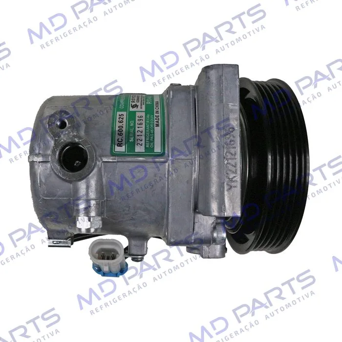 Compressor Modelo AA Calsonic Fiat Palio/Uno Fire 2006>/ Novo Uno 2011 Até 2014 - 12 Volts Polia 5pk 115mm OEM: 51786321 — foto 6