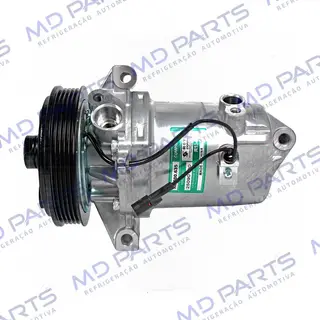 Compressor Chevrolet S10 2.5 Flex 2015> - 12 Volts Polia 5pk 134mm OEM: 52089608