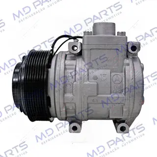 Compressor Ar Condicionado Modelo Valeo DKS15 Caminhão Volkswagen Delivery Express 2019> - 12 Volts Polia 8pk 125mm