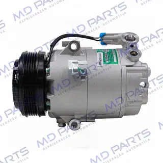Compressor CVC Chevrolet Agile 1.4 2009>/ Montana 2011> - 12 Volts Polia 5pk 109mm OEM: 94752372