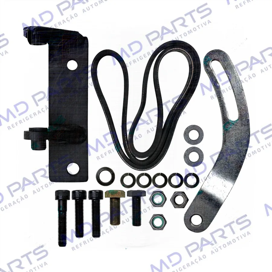 Suporte do Compressor 5H14 / 7H15 Polia Fiat 6pk Caminhão Iveco Nova 3510 / 4912 / 5013 Instalação