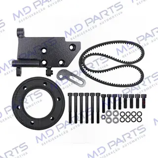 Suporte do Compressor Modelo 5H14/7H15 Polia 2A Caminhão MB Accelo/Atego 915/1016/1315/1318/1620 Eletrônico