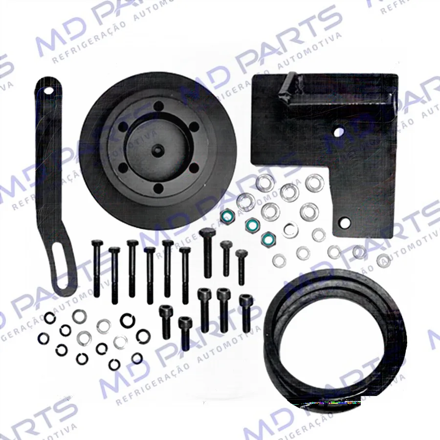 Suporte do Compressor Modelo 5H14/7H15 Polia 1A Caminhão Volkswagen 5-140 Freio Óleo/8-150/15-170 Delivery Eletro MWM