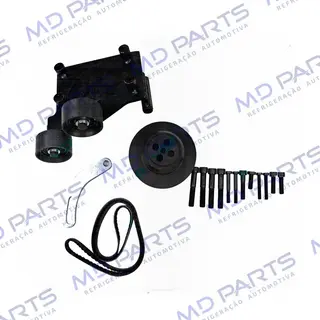 Suporte do Compressor 5H14/7H15 Polia 6pk Mercedes Benz Sprinter 311-CDI Street / 415-CDI / 515-CDI 2012> Suporte do Lado Direito para o 2º Compressor Instalação e Substituição