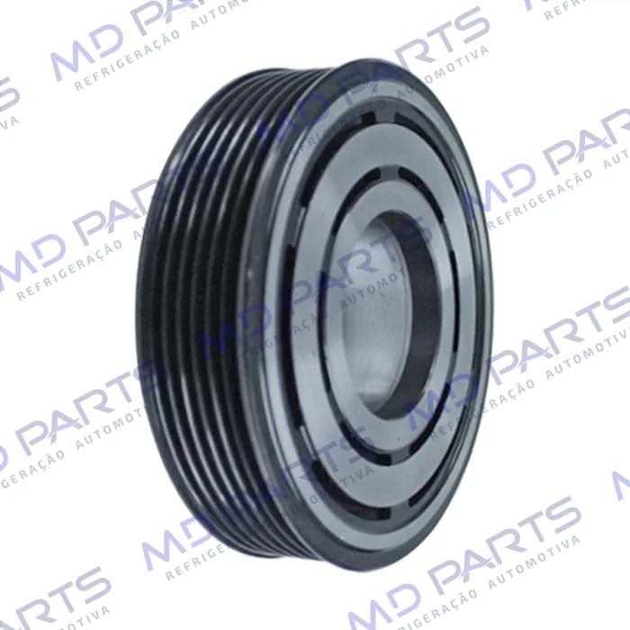 Polia Do Compressor Delphi CVC Volkswagen Fox/ Chevrolet Celta/ Zafira 6PK 117mm — foto 4