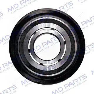 Polia do Compressor RC.600.039 10PA15C Caminhão Mercedes Benz Atron/ Axor/ Actros 2729/ 2831/ 2841/ 2844/ 4844 Ano 2015> - 24 Volts Polia 8pk 130mm