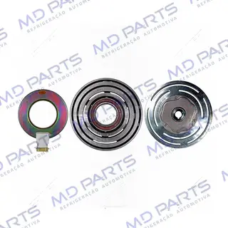 Conjunto de Embreagem do Compressor Harrison Chevrolet S10/ Blazer V6 4.3 12 Volts Polia 6pk 130mm