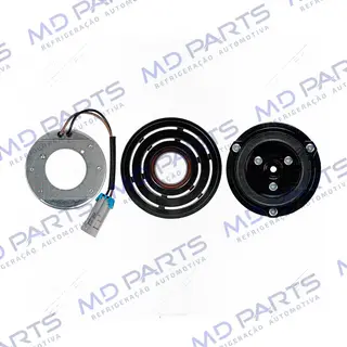 Conjunto de Embreagem do Compressor Delphi CVC Chevrolet Zafira/ Corsa 2001>12 Volts Polia 6pk 109mm OEM: 93306266
