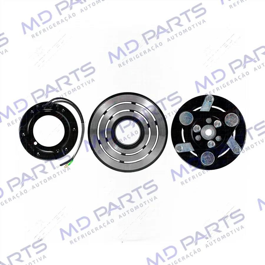 Conjunto de Embreagem do Compressor Sanden TRSA09 Honda Civic 2001 Até 2006 12 Volts Polia 6pk 112mm (Para Compressor Original)