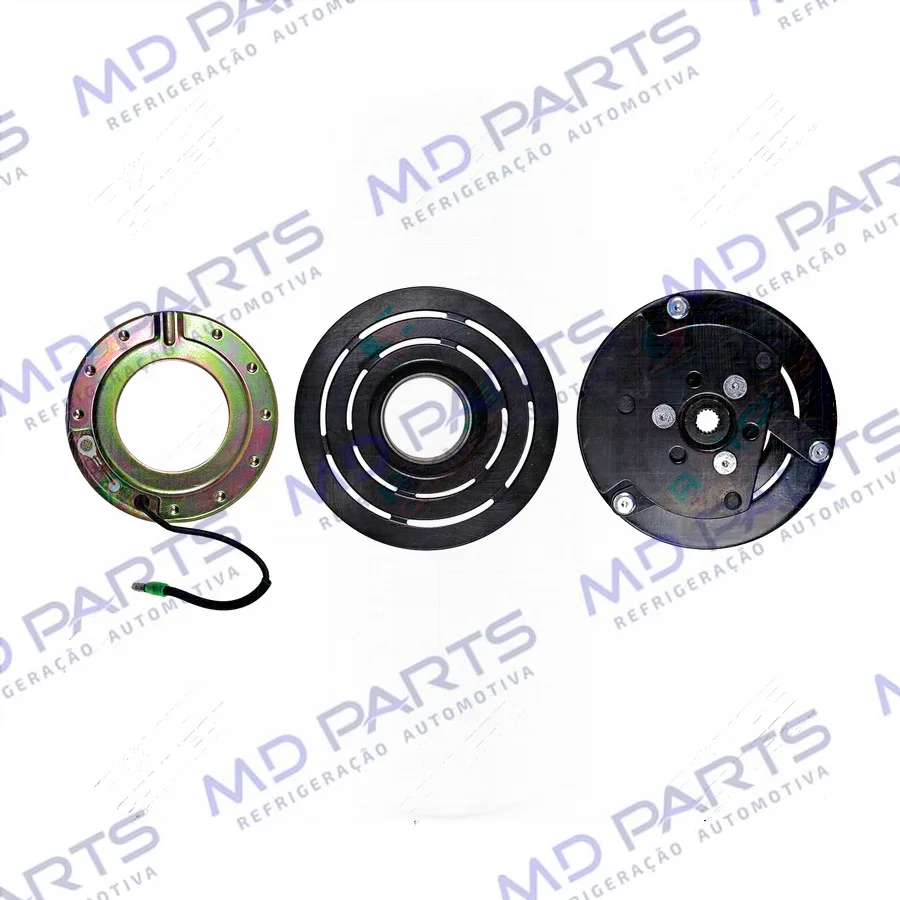 Conjunto de Embreagem do Compressor Sanden TRS90 RC.600.089 Honda Accord / Jac J3 - 12 Volts Polia 5pk 106mm