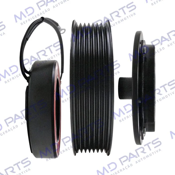 Conjunto de Embreagem do Compressor Denso 10S15 Toyota Hilux/ SW4/ SRV 2005> - 12 Volts Polia 7pk 125mm — foto 5