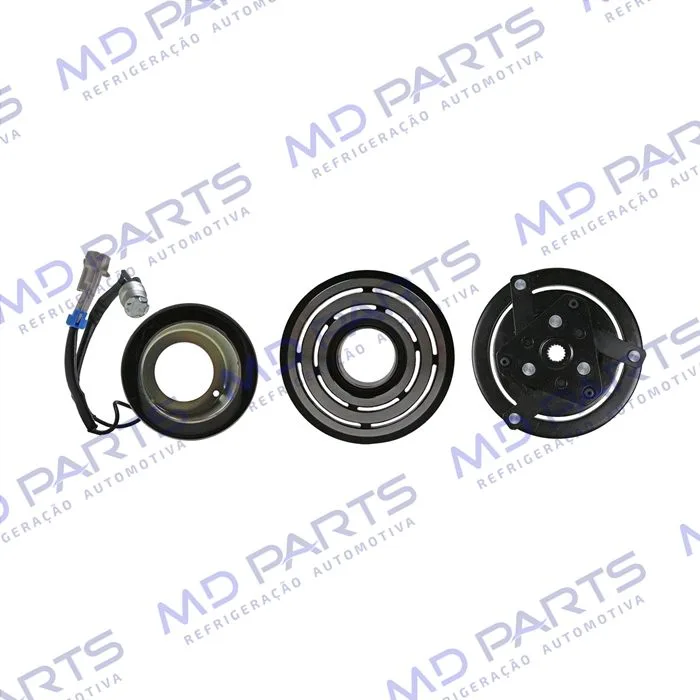 Conjunto de Embreagem do Compressor RC.600.064 Scroll Chevrolet Tracker/ Spin/ Onix/ Sonic 1.6/ Cobalt 1.8 - 12 Volts Polia 5pk 103mm