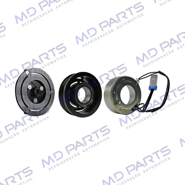 Conjunto de Embreagem do Compressor RC.600.064 Scroll Chevrolet Tracker/ Spin/ Onix/ Sonic 1.6/ Cobalt 1.8 - 12 Volts Polia 5pk 103mm — foto 5