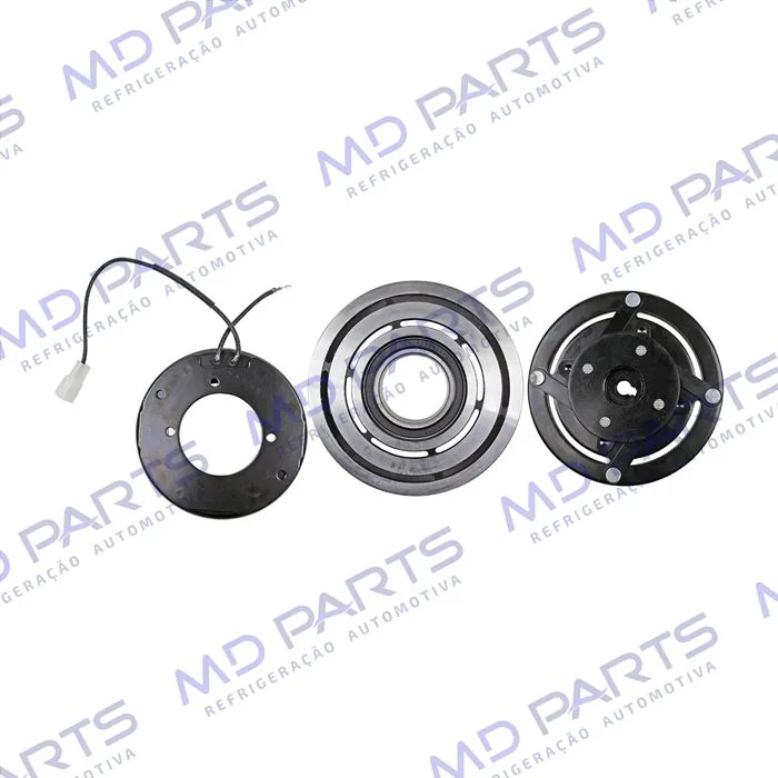 Conjunto de Embreagem do Compressor Denso 10P15 Mitsubishi L200 Triton / Outlander Flex RC.600.190 / RC.600.191 - 12 Volts Polia 8pk 120mm — foto 3