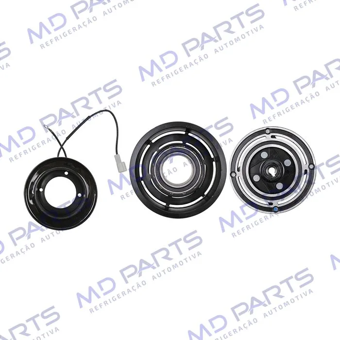 Conjunto de Embreagem do Compressor Denso 10P15 Mitsubishi L200 Triton / Outlander Flex RC.600.190 / RC.600.191 - 12 Volts Polia 8pk 120mm — foto 4
