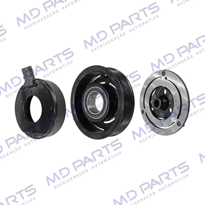 Conjunto de Embreagem do Compressor CVC Delphi 20069 Renault Megane 2.0 - 12 Volts Polia 7pk 119mm — foto 2