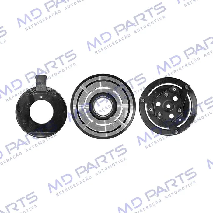 Conjunto de Embreagem do Compressor CVC Delphi 20069 Renault Megane 2.0 - 12 Volts Polia 7pk 119mm — foto 3