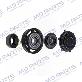 Conjunto de Embreagem do Compressor RC.600.173 Sanden 7H15 Caminhão Volvo - 24 Volts Polia 8pk 180mm OEM: 20779978