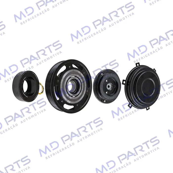 Conjunto de Embreagem do Compressor RC.600.173 Sanden 7H15 Caminhão Volvo - 24 Volts Polia 8pk 180mm OEM: 20779978
