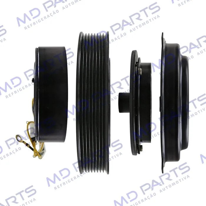 Conjunto de Embreagem do Compressor RC.600.173 Sanden 7H15 Caminhão Volvo - 24 Volts Polia 8pk 180mm OEM: 20779978 — foto 5