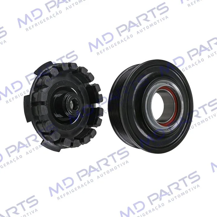 Conjunto de Embreagem do Compressor Denso Volkswagen Amarok Diesel - 12 Volts Polia 6pk 100mm — foto 4