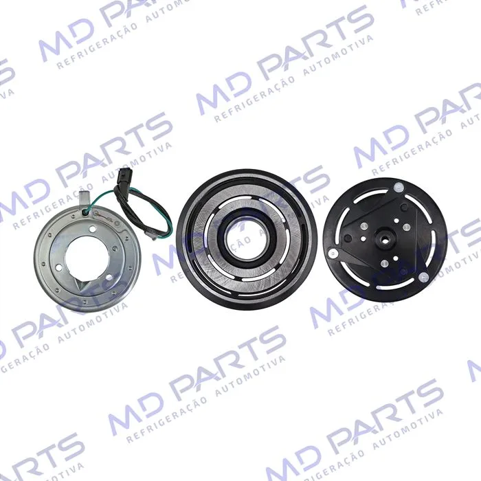Conjunto de Embreagem do Compressor Valeo DSK-15DS Caminhão Volkswagen Constellation - 24 Volts Polia 4pk 120mm — foto 3