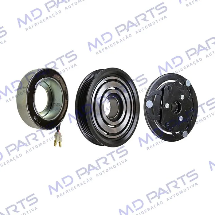 Conjunto de Embreagem do Compressor Calsonic Fiat Uno / Palio / Novo Uno 12 Volts Polia 5pk 119mm
