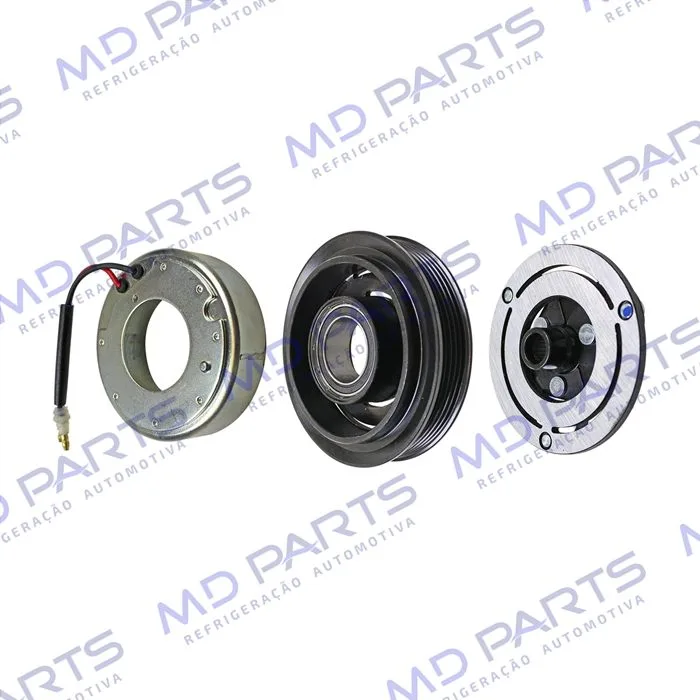 Conjunto de Embreagem do Compressor Calsonic Fiat Uno / Palio / Novo Uno 12 Volts Polia 5pk 119mm — foto 2