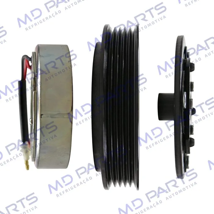 Conjunto de Embreagem do Compressor Calsonic Fiat Uno / Palio / Novo Uno 12 Volts Polia 5pk 119mm — foto 5
