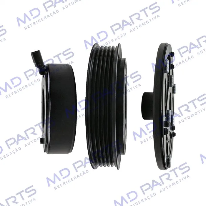 Conjunto de Embreagem do Compressor Denso Scroll Fiat Palio / Uno Fire 12 Volts Polia 5pk 120mm — foto 5