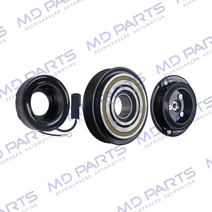 Conjunto de Embreagem do Compressor DF11 Hyundai HB20 Motor 1.0 - 12 Volts Polia 5pk 123mm