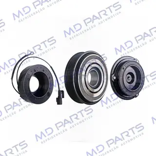 Conjunto de Embreagem do Compressor DF13 Hyundai HB20 Motor 1.6 - 12 Volts Polia 6pk