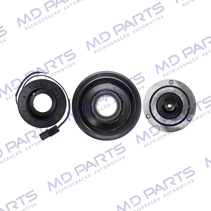 Conjunto de Embreagem do Compressor DF13 Hyundai HB20 Motor 1.6 - 12 Volts Polia 6pk — foto 4