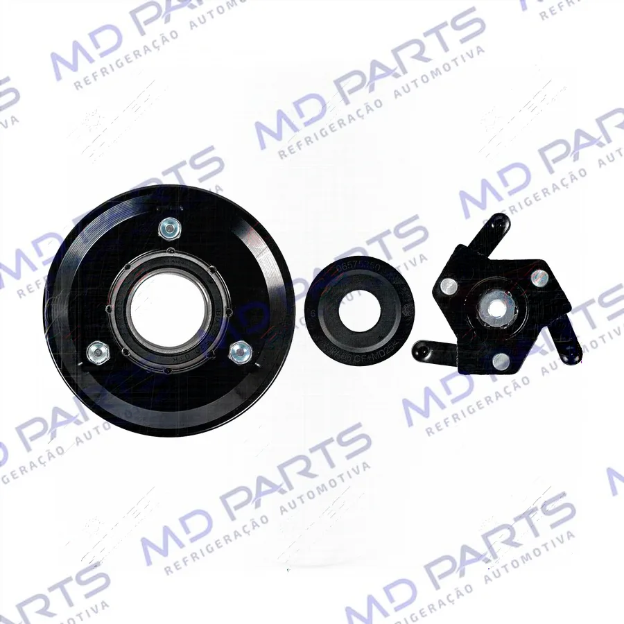 Conjunto de Embreagem do Compressor Mahle RC.600.411 Volkswagen Golf/ Nivus/ Polo/ T-Cross/ Taos/ Virtus/ Audi A3/ Q3 - 12 Volts Polia 6pk 114mm