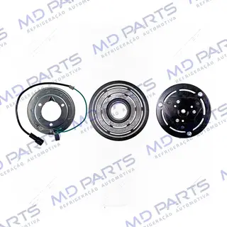 Conjunto de Embreagem do Compressor Valeo DSK-15DS Caminhão Volkswagen Constellation - 24 Volts Polia 8pk