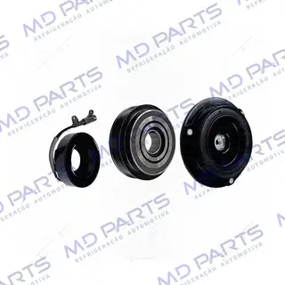 Conjunto de Embreagem do Compressor Denso RC.600.261 7SB16C Mercedes Benz 170SLK / Sprinter 12 Volts Polia 6pk 124mm