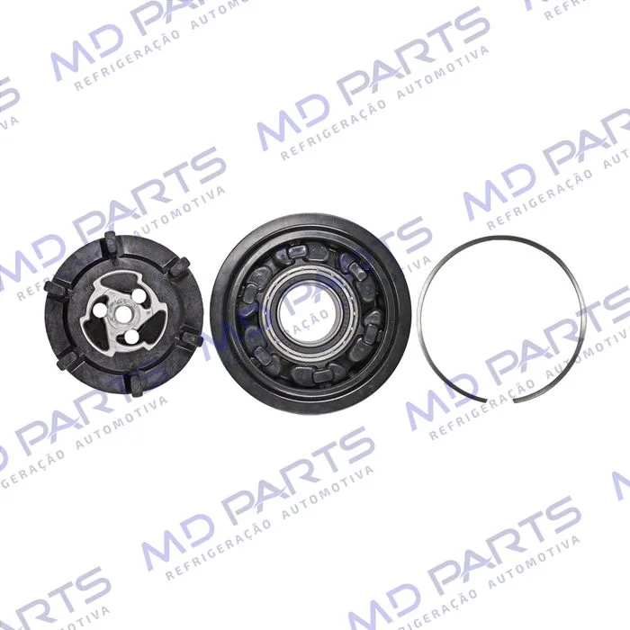 Conjunto de Embreagem do Compressor Denso 6SEU12C ND2 6QO820803D Volkswagen Polo Novo do Compressor RC.600.361 - 12 Volts Polia 6pk 115mm — foto 4