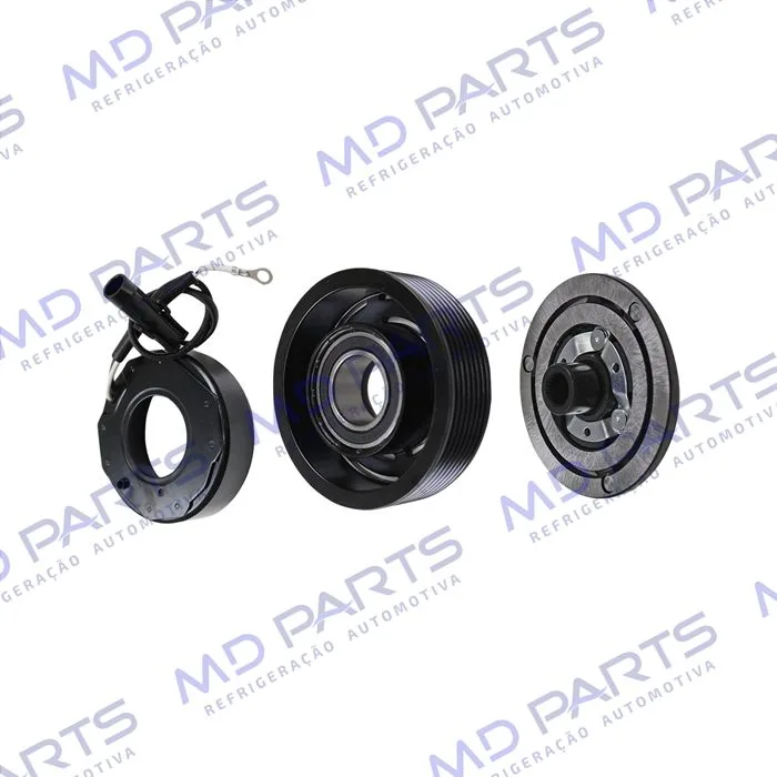 Conjunto de Embreagem do Compressor Denso 10SR13C RC.600.370 Toyota Etios - 12 Volts Polia 7pk 105mm — foto 2