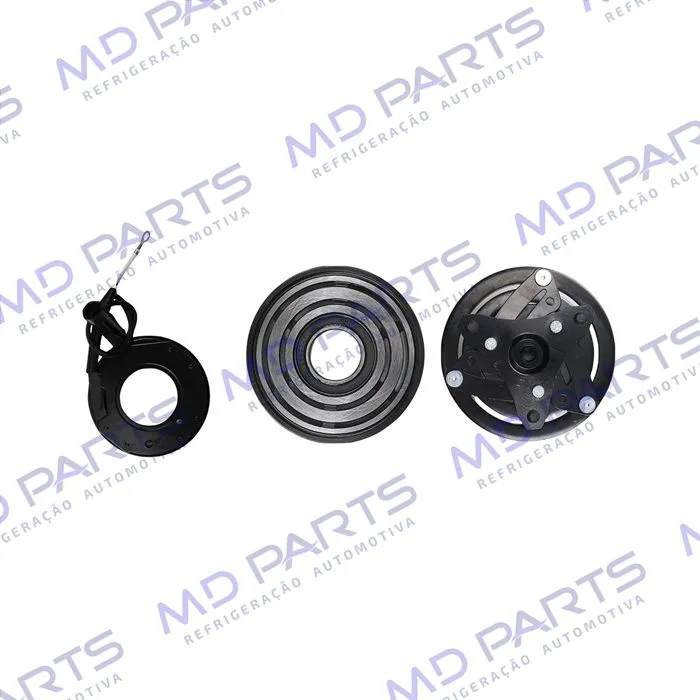 Conjunto de Embreagem do Compressor Denso 10SR13C RC.600.370 Toyota Etios - 12 Volts Polia 7pk 105mm — foto 3