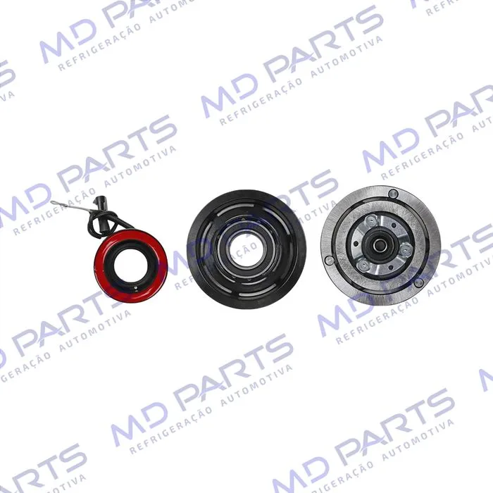 Conjunto de Embreagem do Compressor Denso 10SR13C RC.600.370 Toyota Etios - 12 Volts Polia 7pk 105mm — foto 4