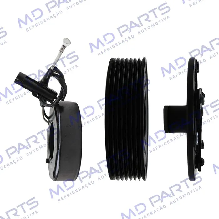 Conjunto de Embreagem do Compressor Denso 10SR13C RC.600.370 Toyota Etios - 12 Volts Polia 7pk 105mm — foto 5