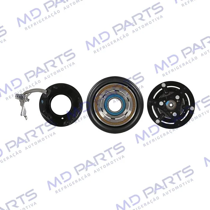 Conjunto de Embreagem do Compressor 10SRE11C Toyota Hilux 2.8 - 12 Volts Polia 7pk 125mm — foto 3