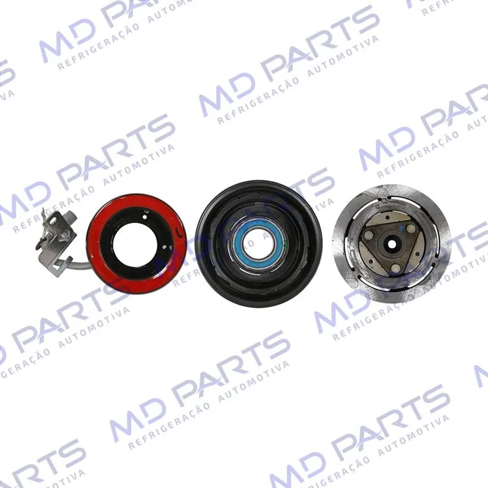 Conjunto de Embreagem do Compressor 10SRE11C Toyota Hilux 2.8 - 12 Volts Polia 7pk 125mm — foto 4