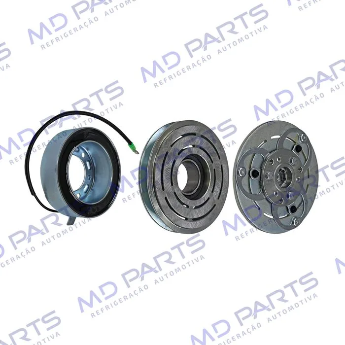 Conjunto de Embreagem do Compressor RC.600.383 Modelo Valeo Mitsubishi L200 Sport - 12 Volts Polia Canal 1A 125mm