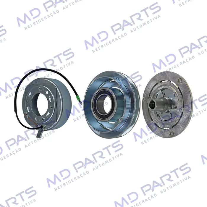 Conjunto de Embreagem do Compressor RC.600.383 Modelo Valeo Mitsubishi L200 Sport - 12 Volts Polia Canal 1A 125mm — foto 2